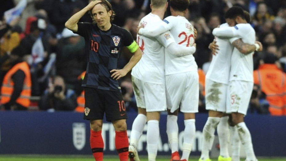 Engleska - Hrvatska, Modrić tuguje