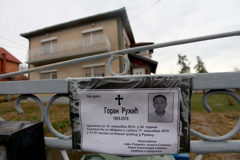 Goran Ružić obesio se nakon napada na suprugu