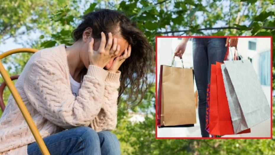 Šoping, kupovina,devojka, tuga