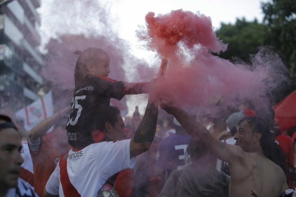 Atmosfera pre meča Boka Juniors - River Plata
