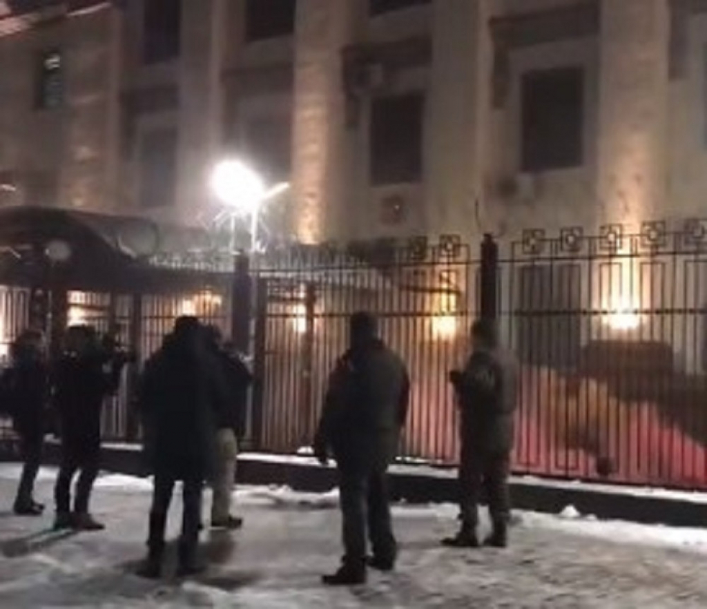 Napad na rusku ambasadu u Kijevu