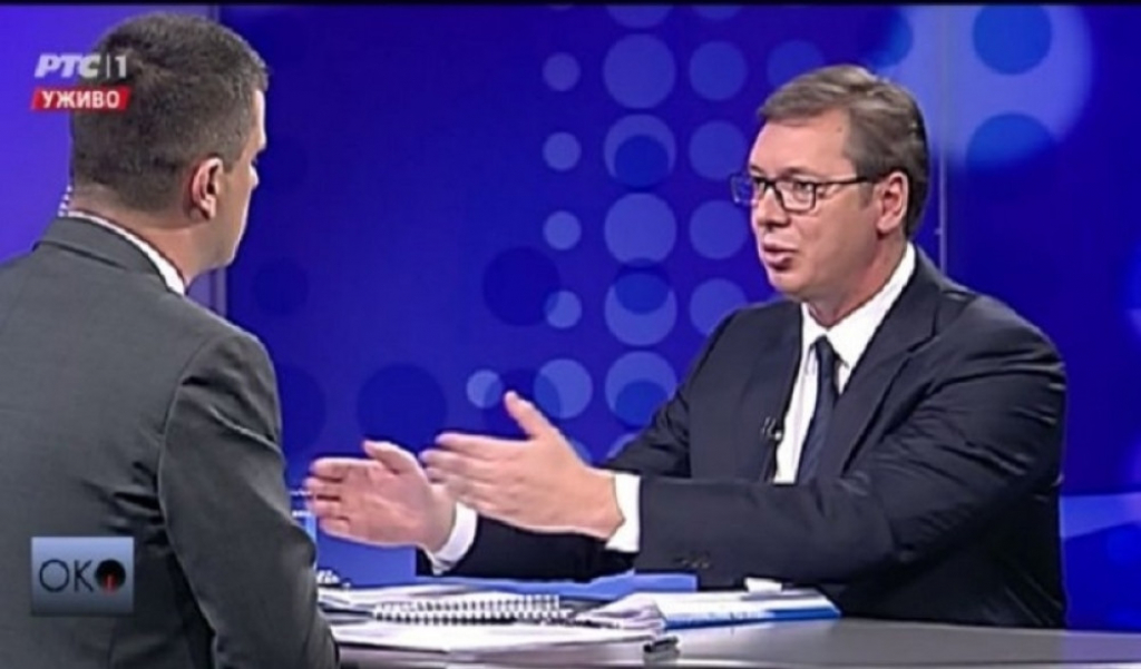 Vučić na gostovanju na RTS-u