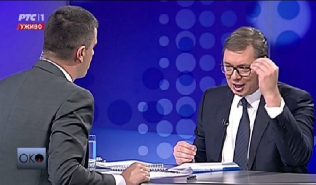 Vučić na gostovanju na RTS-u