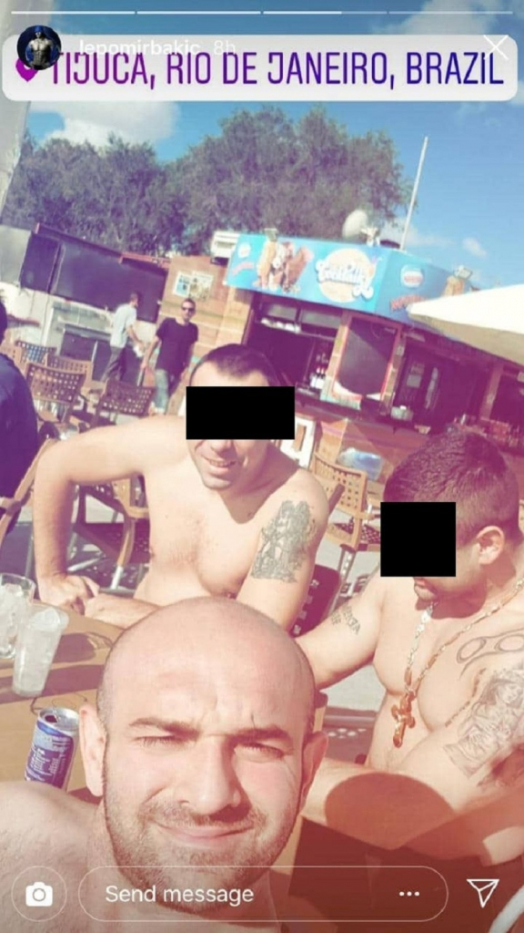 Lepomir Bakić na plaži u Brazilu