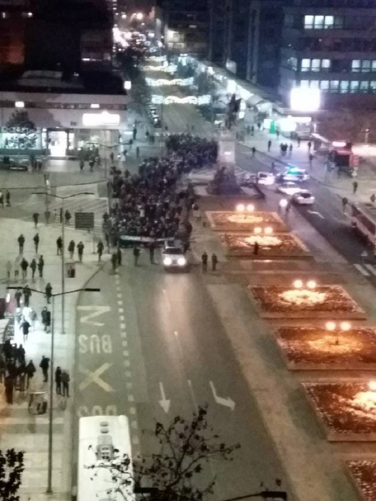 Miting opozicije u Kru&scaron;evcu 