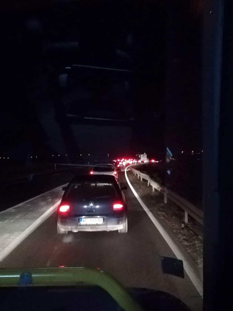 Blokiran izlaz iz Beograda na Ibarskoj magistrali