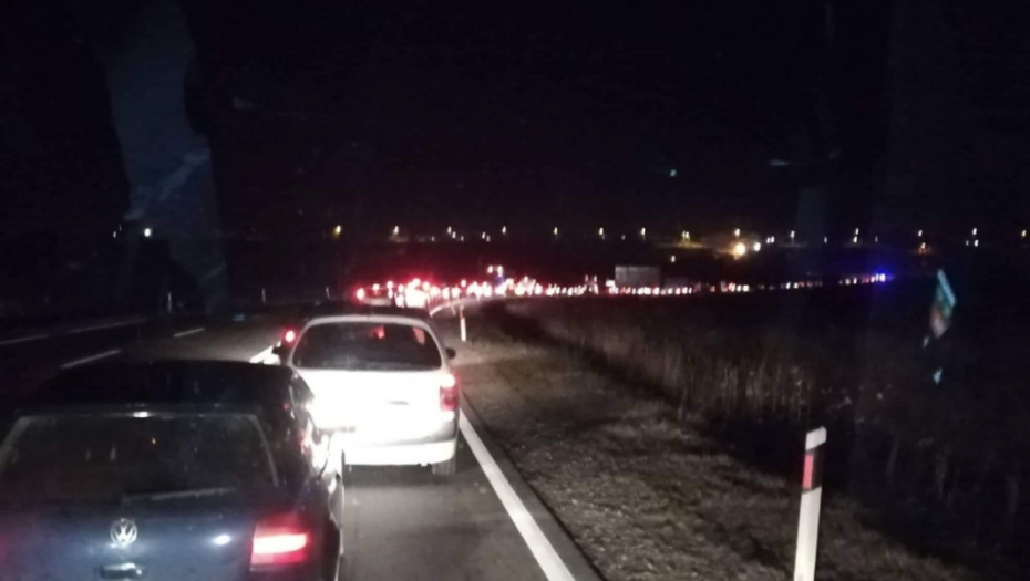 Blokiran izlaz iz Beograda na Ibarskoj magistrali