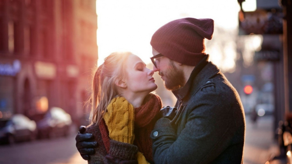 Par, veza, zima, ljubav