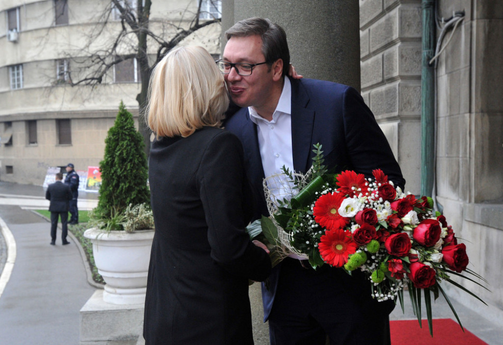 Aleksandar Vučić, Željka Cvijanović