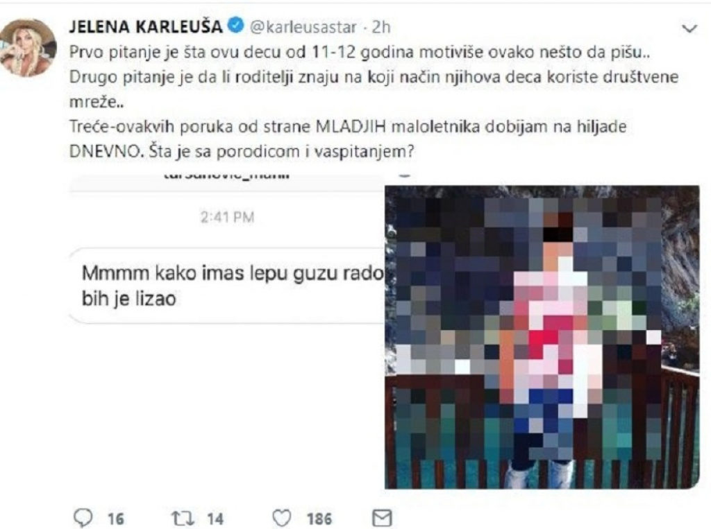 Karleušin tvit