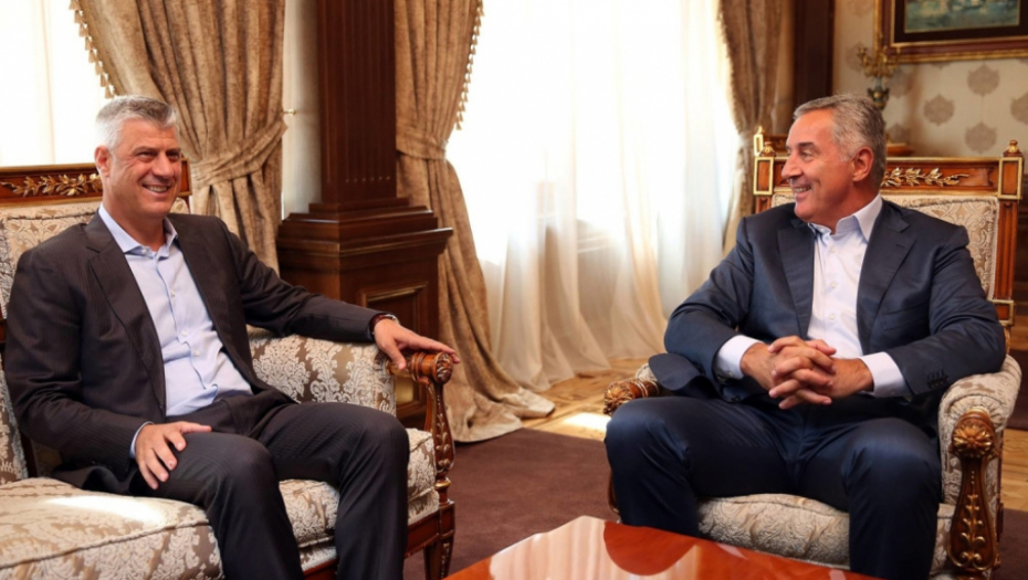 Milo Đukanović, Hašim Tači