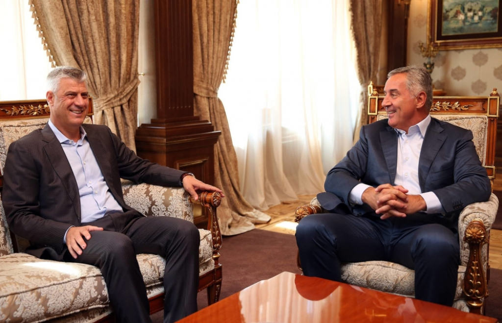 Milo Đukanović, Hašim Tači