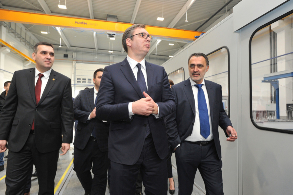 Fabrika, MIND park u Kragujevcu, Aleksandar Vučić