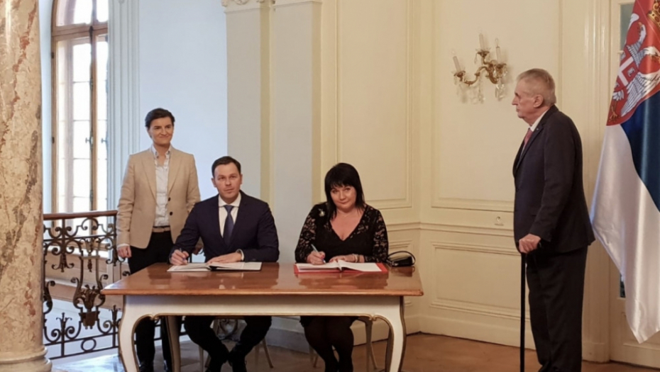 Potpisan sporazum Srbije i Češke o regulisanju duga