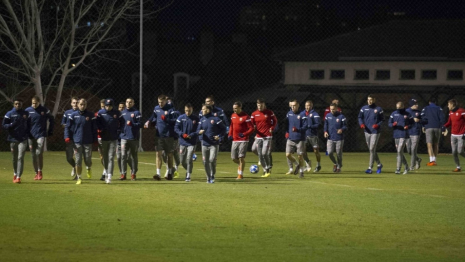 Trening Crvene zvezde pred utakmicu sa PSŽ