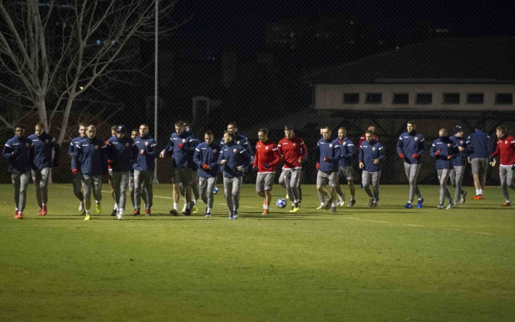 Trening Crvene zvezde pred utakmicu sa PSŽ