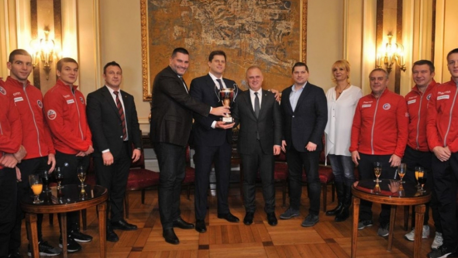 ‚Džudisti Crvene zvezde na prijemu u Skupštini Beograda