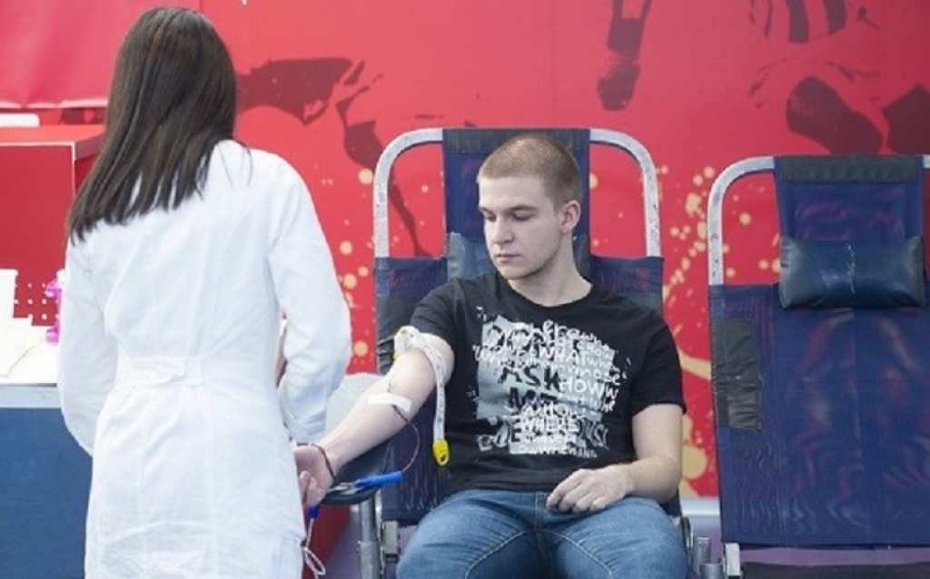 Akcija davanja krvi na stadionu 