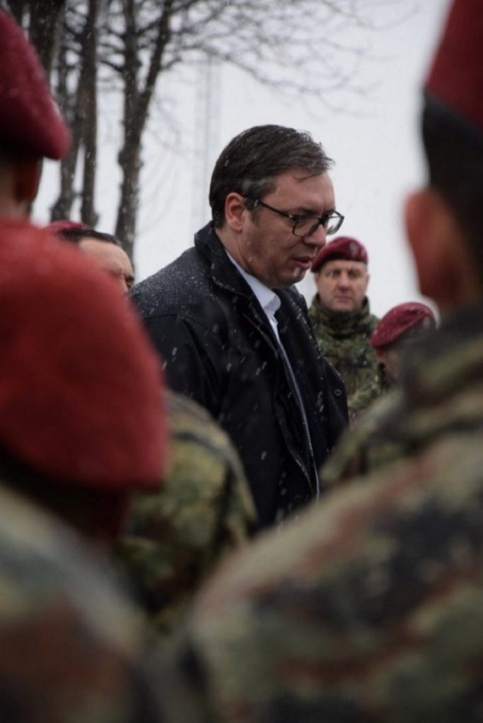Vučić obišao Specijalne jedinice Vojske Srbije