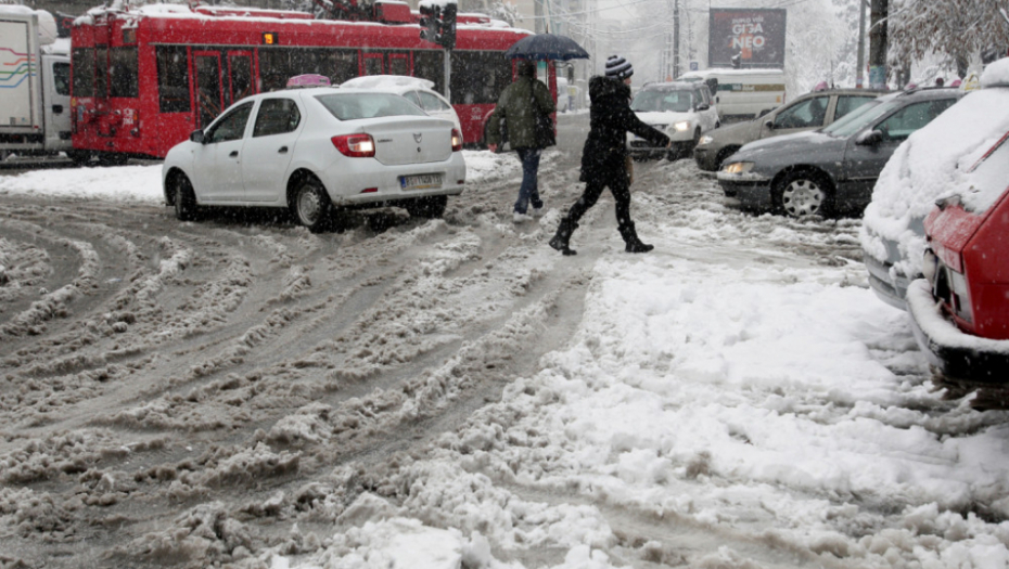 sneg, nevreme, Beograd, ljudi, saobraćaj 
