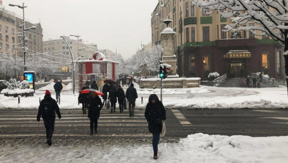 Sneg, zima, vreme, vremenska prognoza, Beograd, nevreme