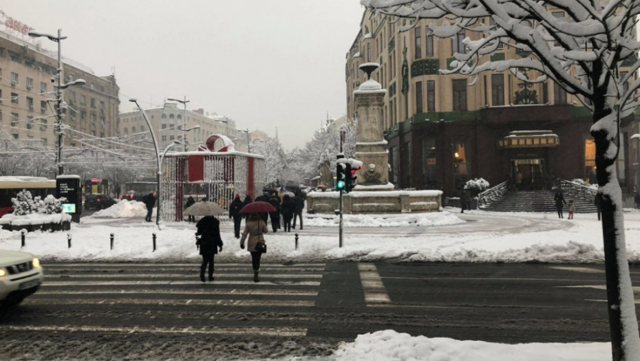 Sneg, zima, vreme, vremenska prognoza, Beograd, nevreme