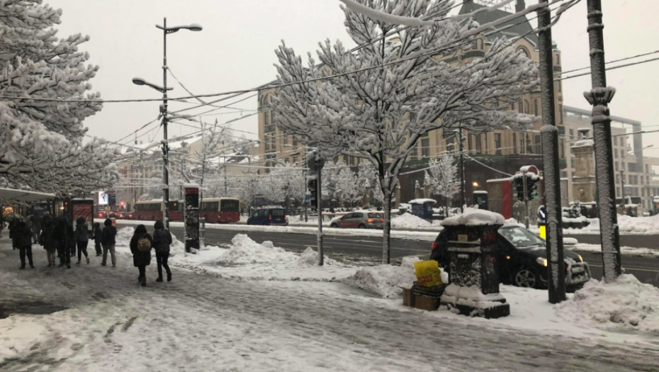 Sneg, zima, vreme, vremenska prognoza, Beograd, nevreme
