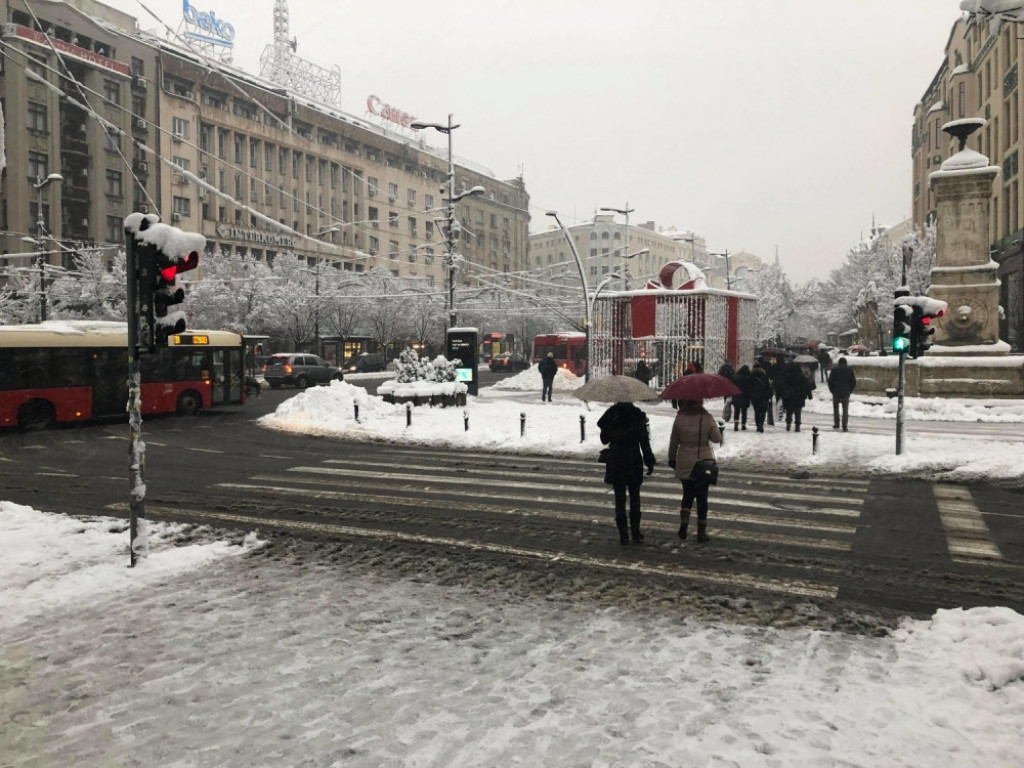 Sneg, zima, vreme, vremenska prognoza, Beograd, nevreme