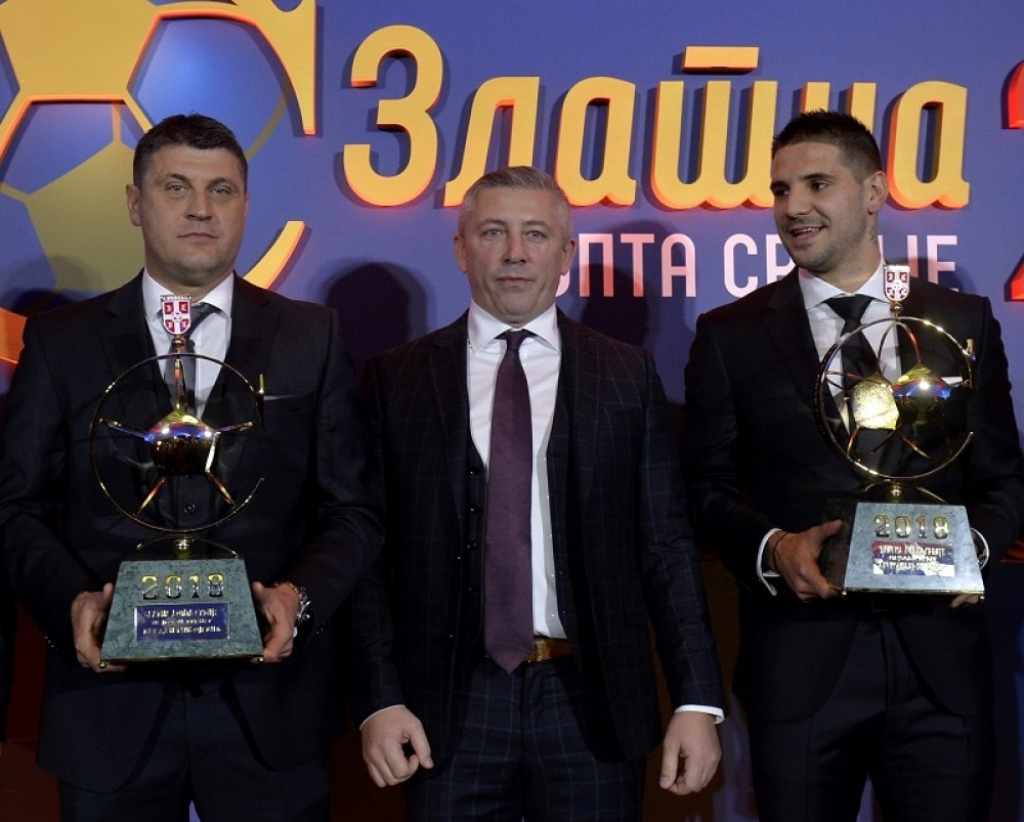 Slaviša Kokeza sa Vladanom Milojevićem i Mitrovićem