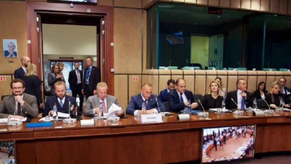 Ramuš Haradinaj,Bedžet Pacoli, Enver Hodžaj, Brisel