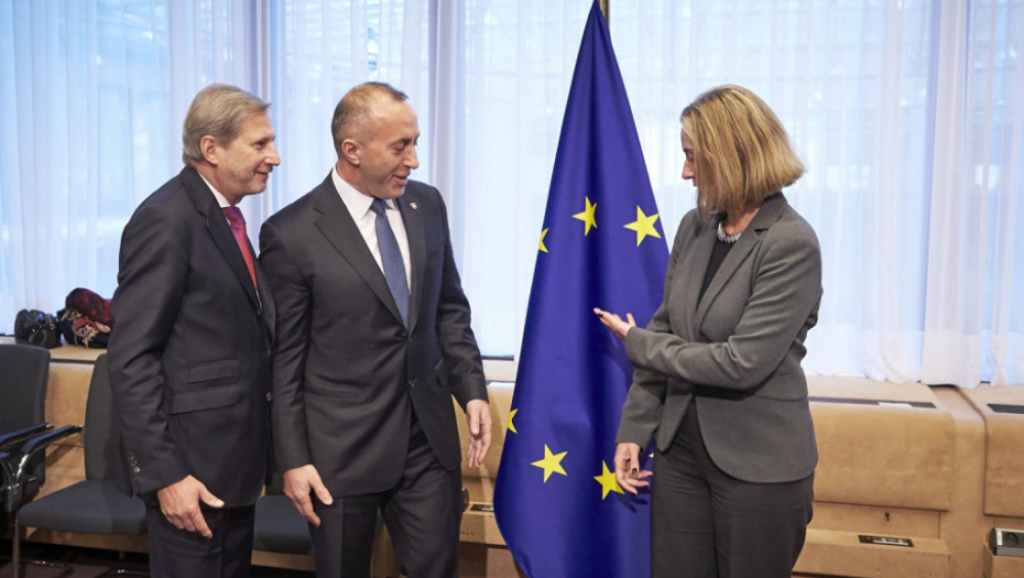 Ramuš Haradinaj, Federika Mogerini