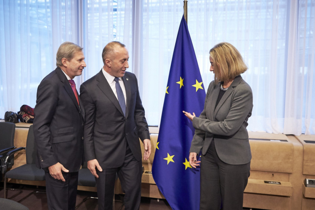 Ramuš Haradinaj, Federika Mogerini