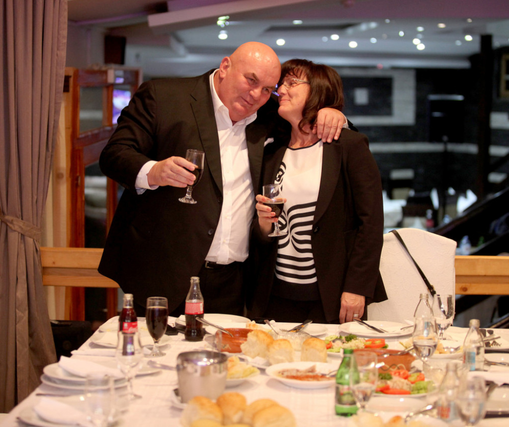 Dragam Marković Palma sa suprugom Snežanom