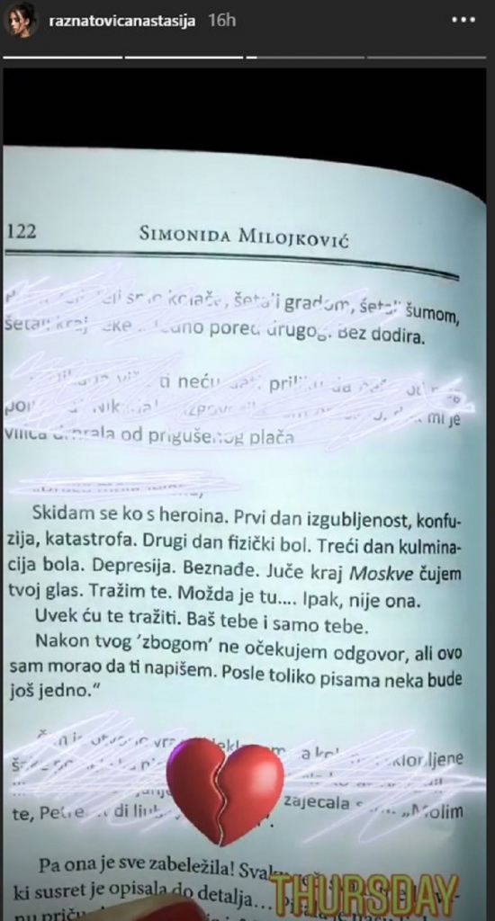 Anastasija Ražnatović, story