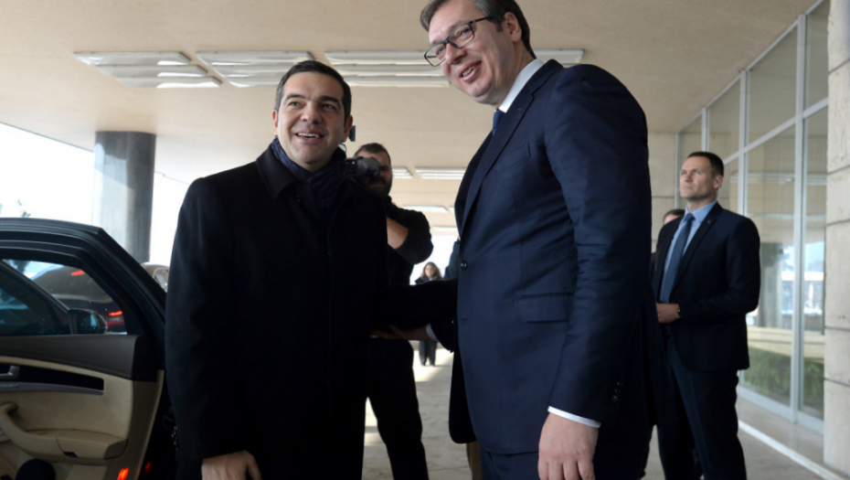 Aleksandar Vučić i Aleksis Cipras