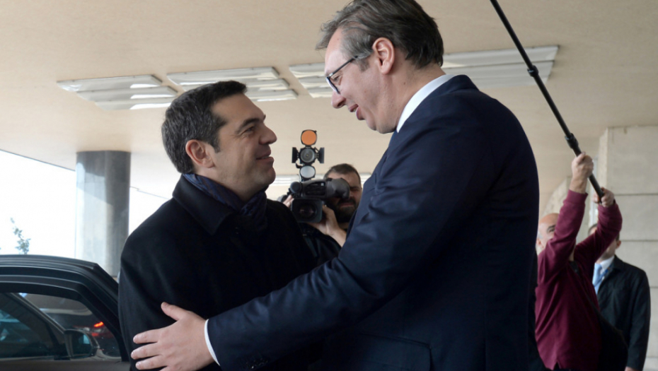 Aleksandar Vučić i Aleksis Cipras