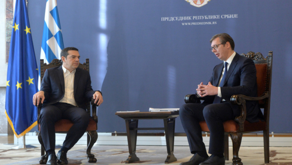 Aleksandar Vučić i Aleksis Cipras