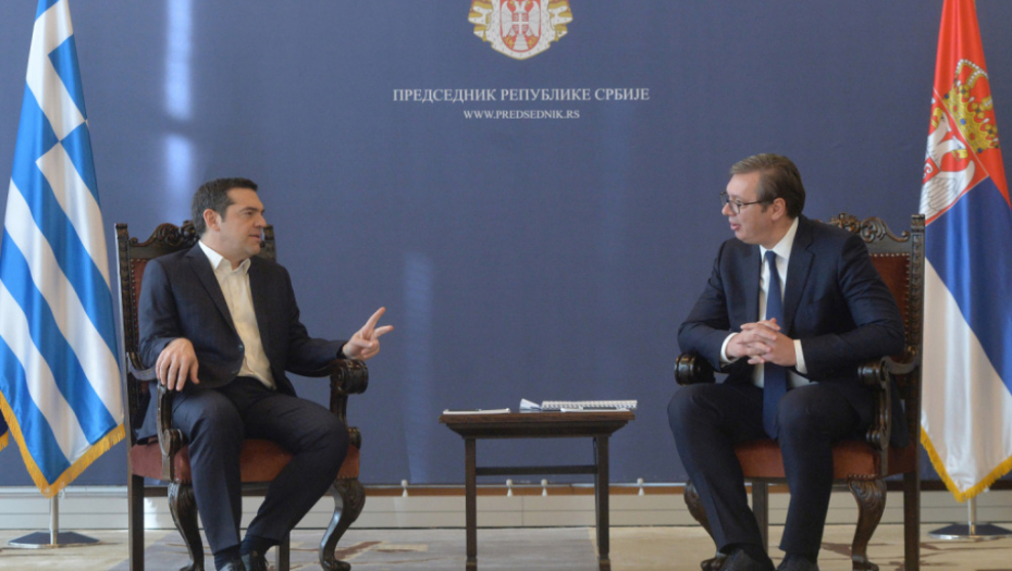 Aleksandar Vučić i Aleksis Cipras