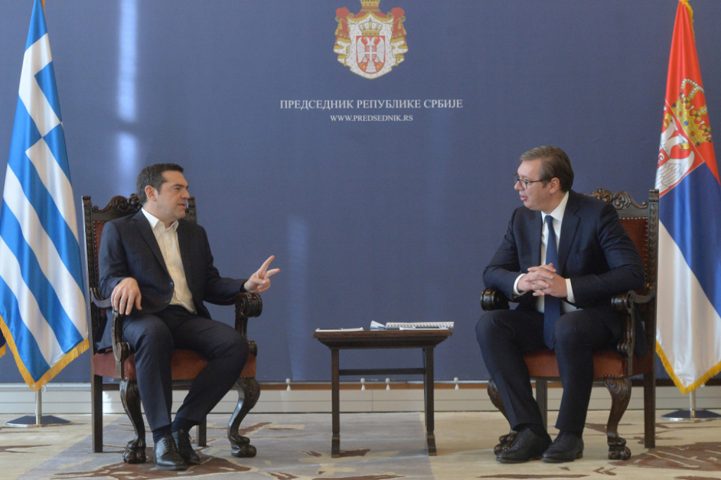 Aleksandar Vučić i Aleksis Cipras