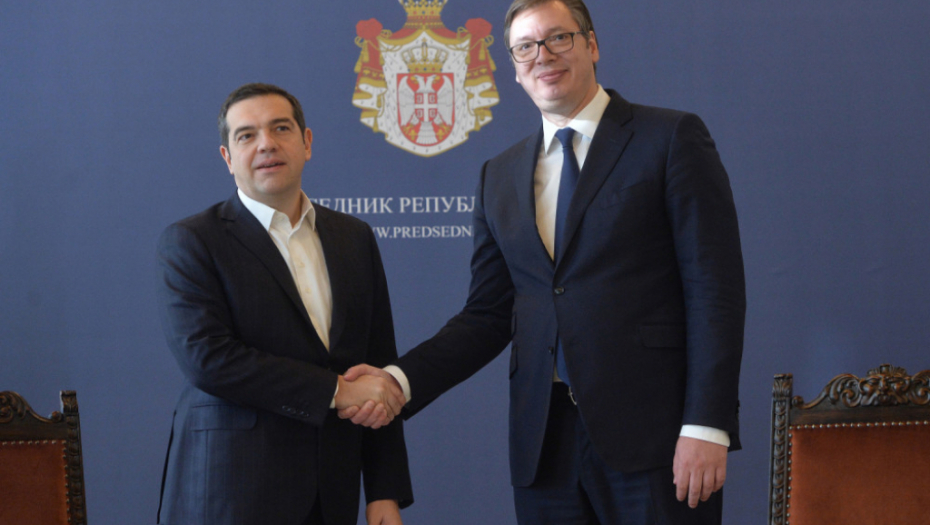 Aleksandar Vučić i Aleksis Cipras