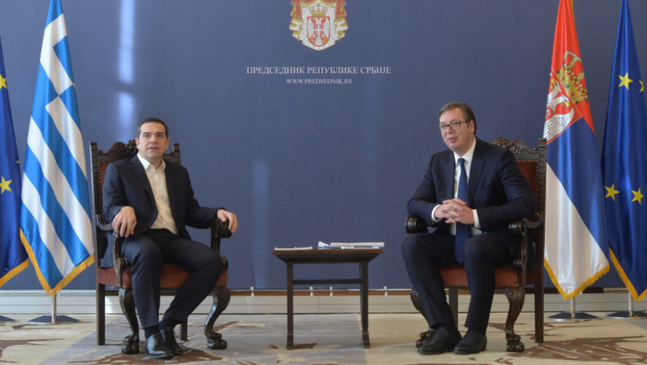 Aleksandar Vučić i Aleksis Cipras