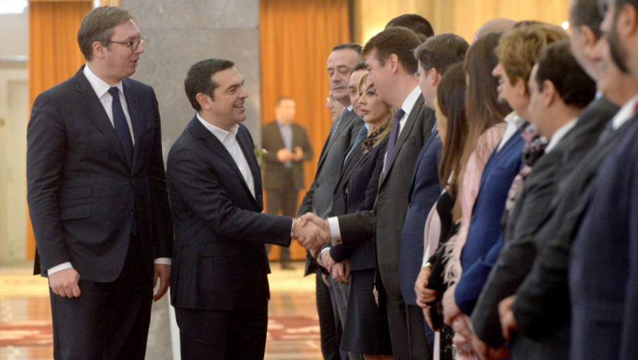 Aleksandar Vučić i Aleksis Cipras