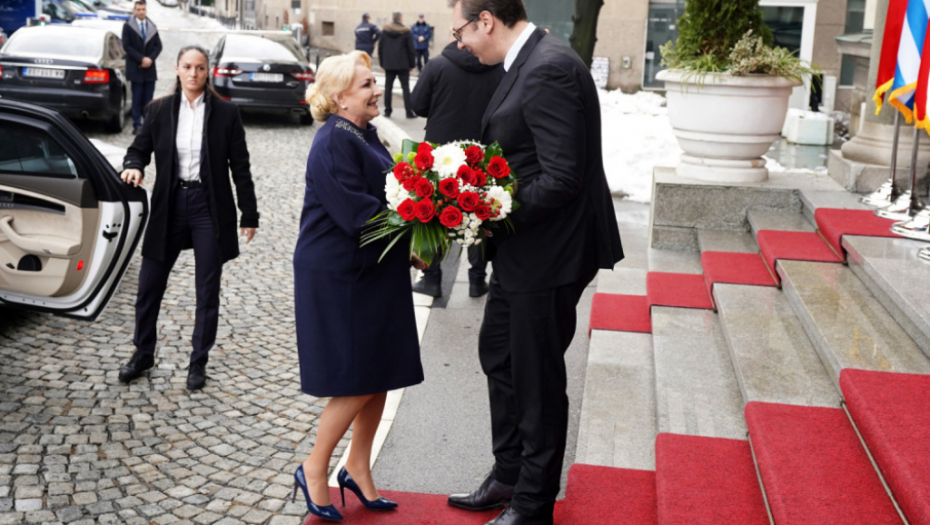 Aleksandar Vučić i Vjorika Dančila