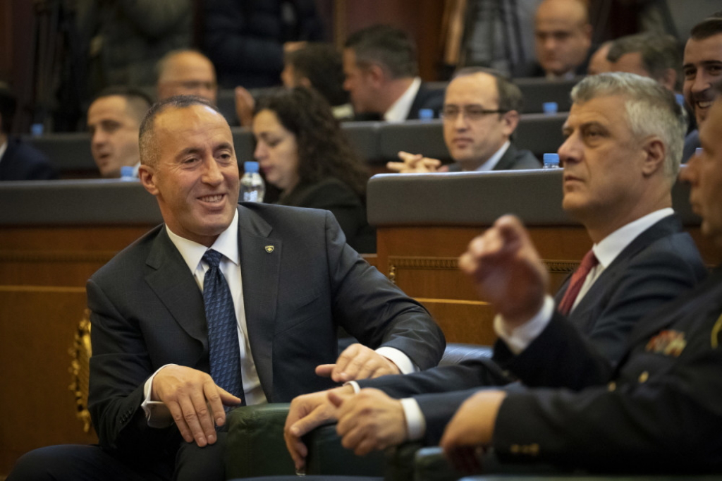Ramuš Haradinaj, Hašim Tači
