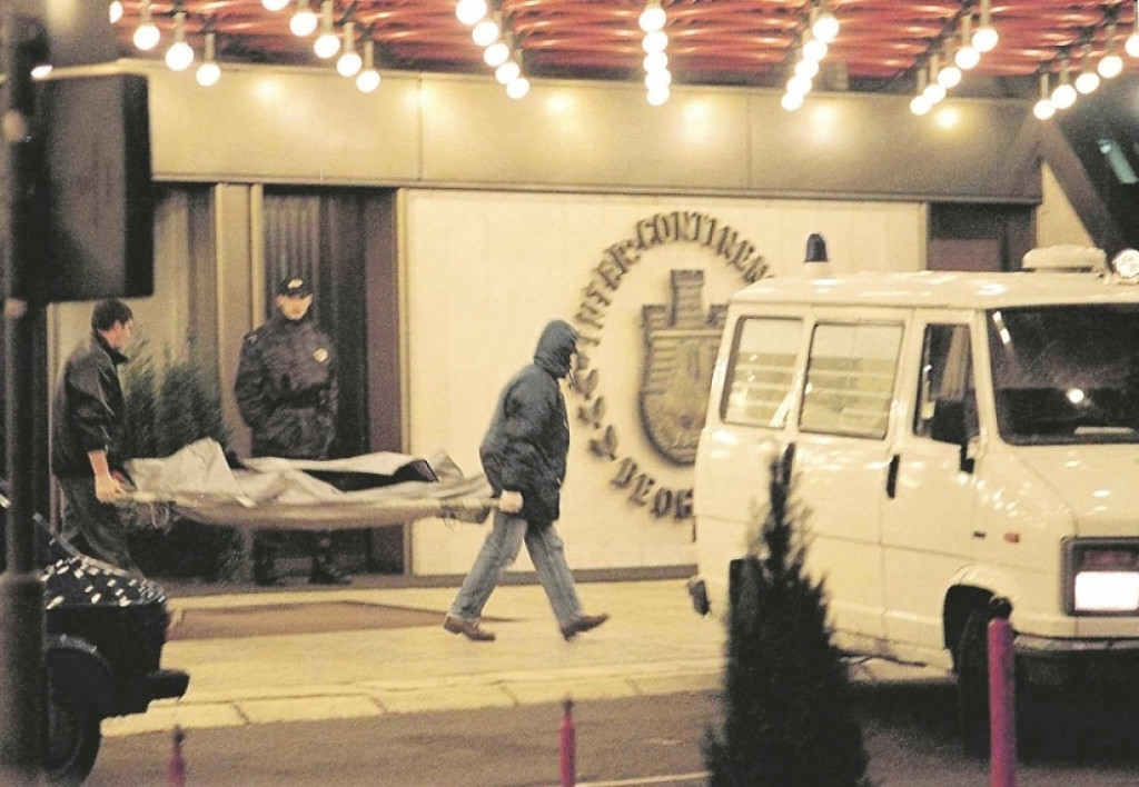 Uviđaj na mestu ubistva Arkana