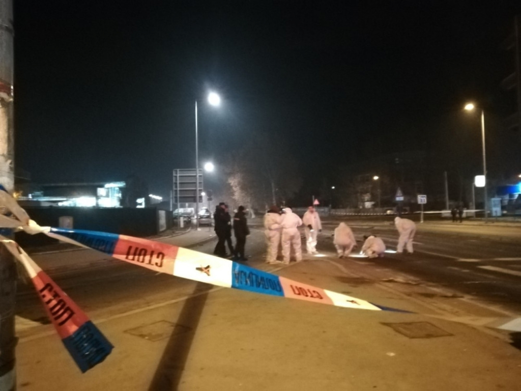 Mesto eksplozije kod Pupinovog mosta