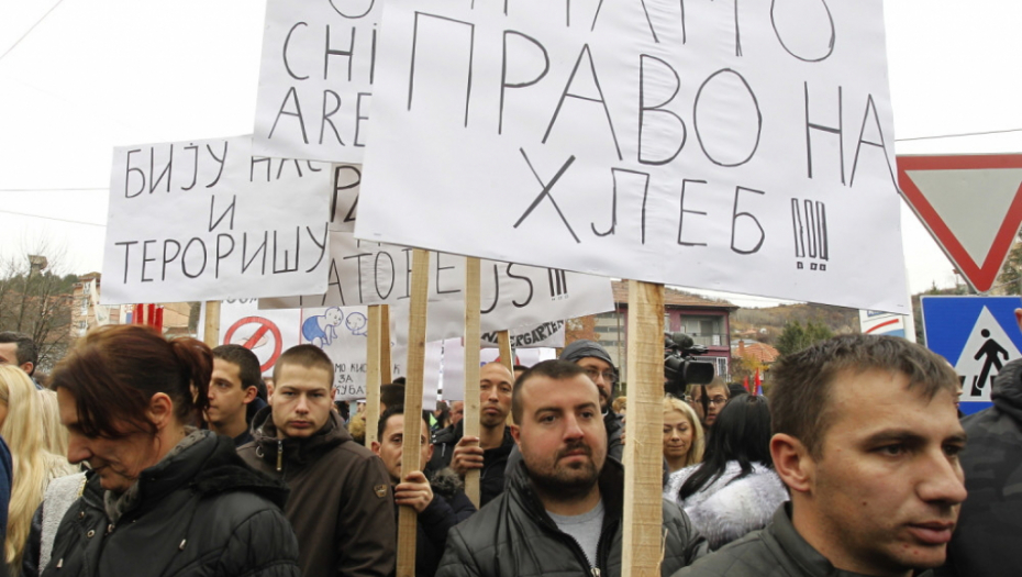 Priština, protest