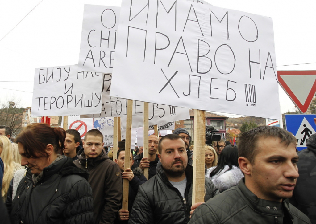 Priština, protest