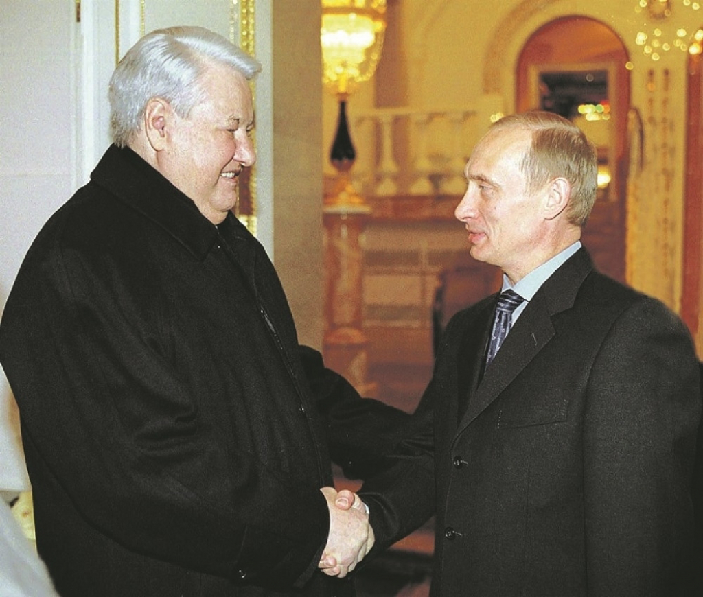 Boris Jeljcin i Vladimir Putin
