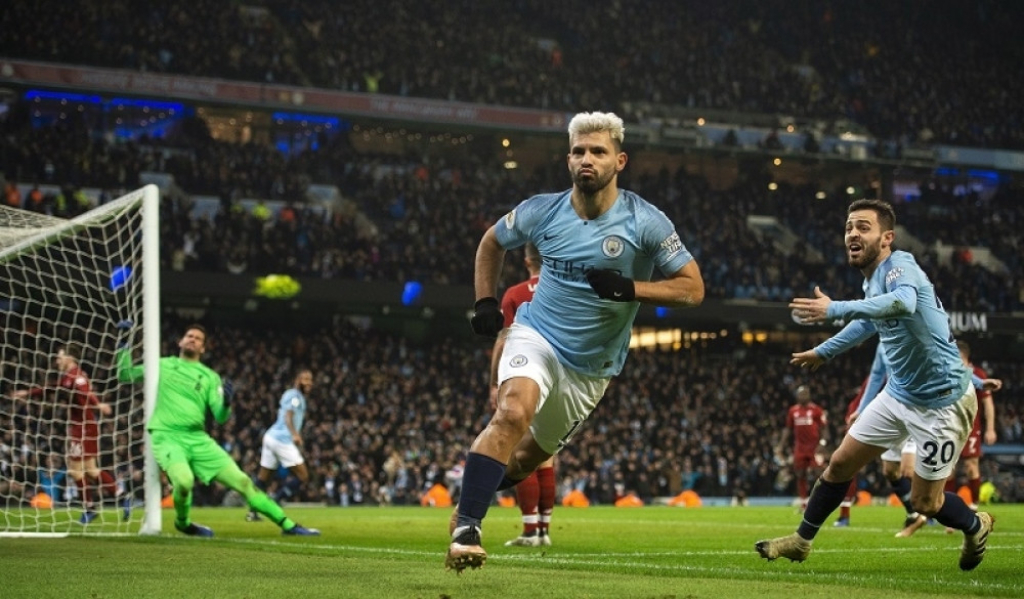 Mančester Siti - Liverpul, Kun Aguero